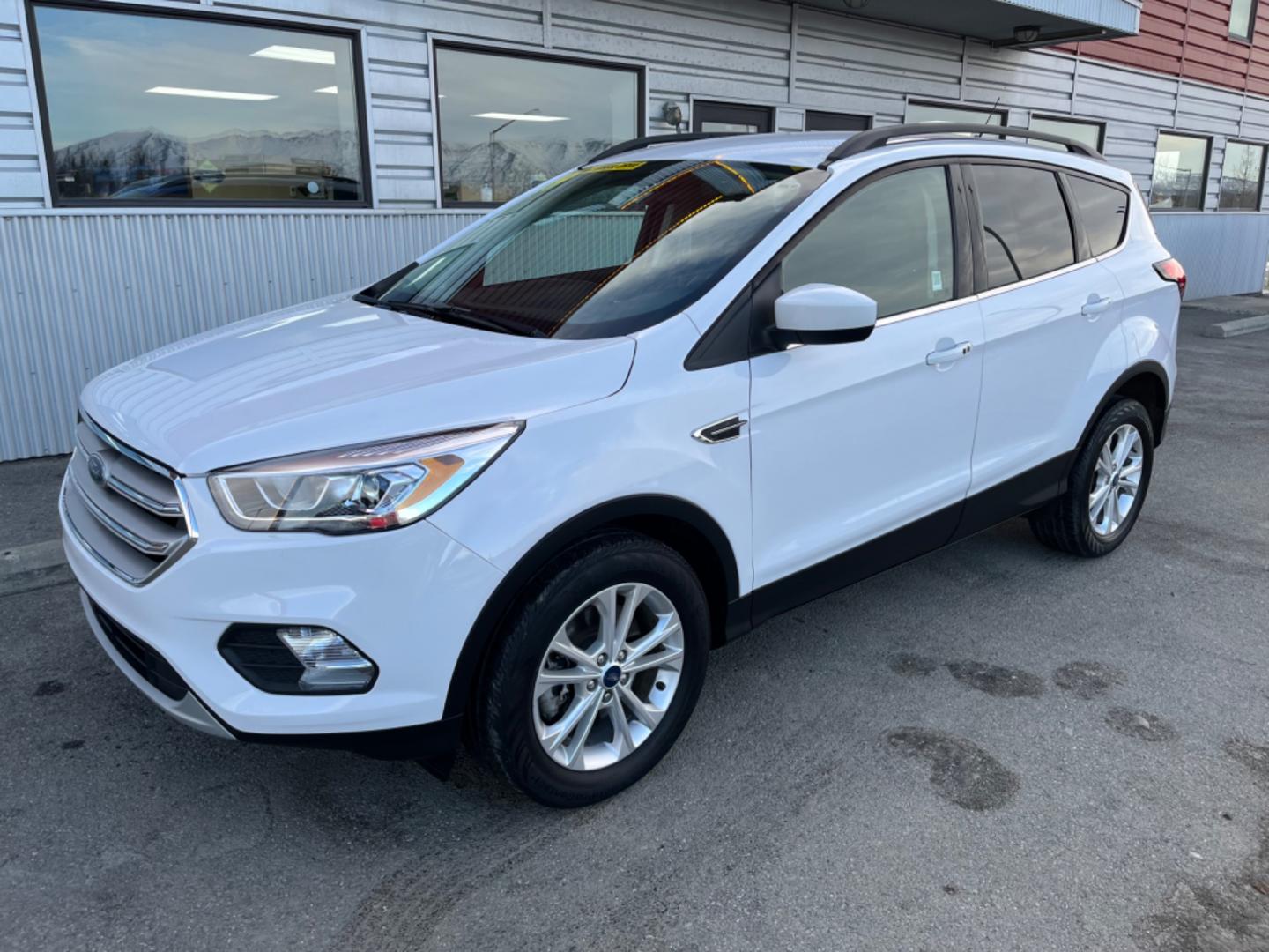 2019 White Ford Escape SEL 4WD (1FMCU9HD0KU) with an 1.5L L4 DOHC 16V engine, 6A transmission, located at 1960 Industrial Drive, Wasilla, 99654, (907) 274-2277, 61.573475, -149.400146 - Photo#0